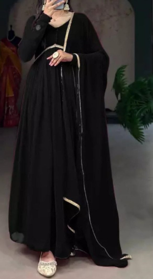Robe Noire et Or 2 pièces