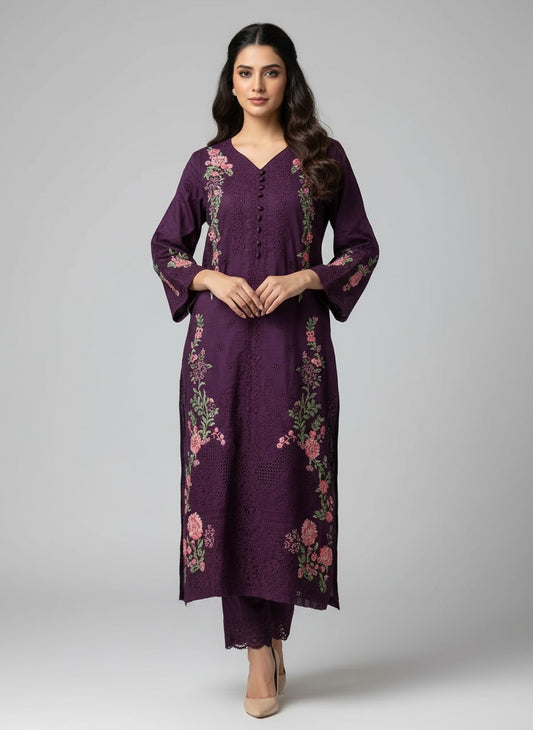 Shalwar Kameez Violette 3 pieces