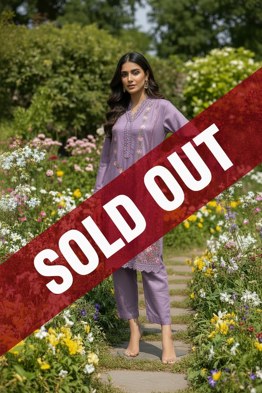 Kurta Violette  2 pièces