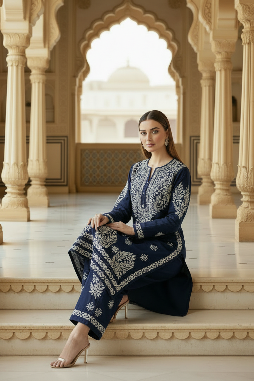 Kurta Turquoise  2 pièces