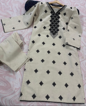 Kurta beige noir