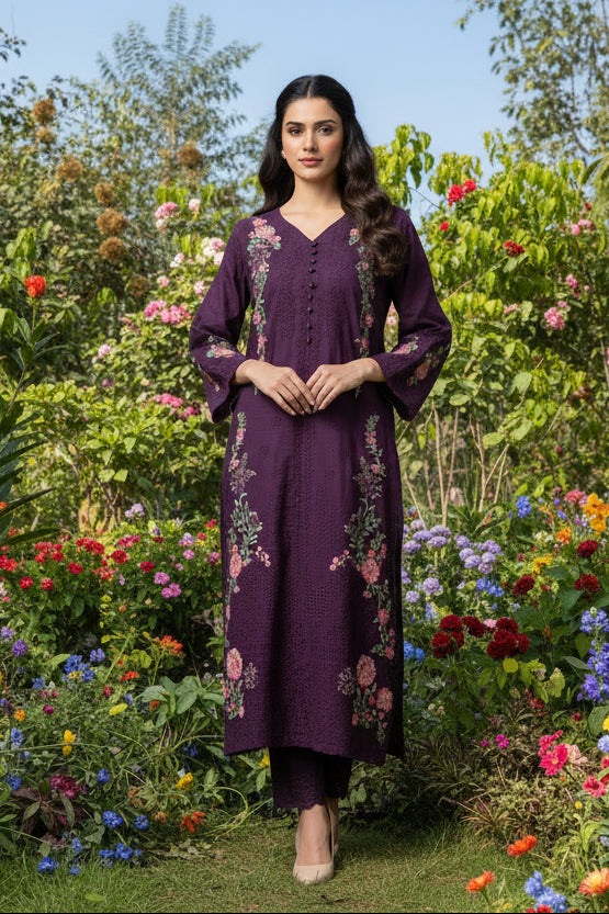 Shalwar Kameez Violette 3 pieces