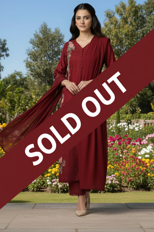 Shalwar Kameez Rouge 3 pieces